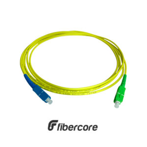 CORDÃO ÓPTICO SM SIMPLEX SC/APC - SC/UPC G657A1 3MM LSZH 2.5M