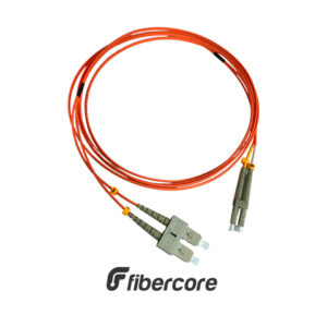 CORDÃO ÓPTICO MM DUPLEX LC/UPC - SC/UPC OM1 2MM LSZH 2.5M
