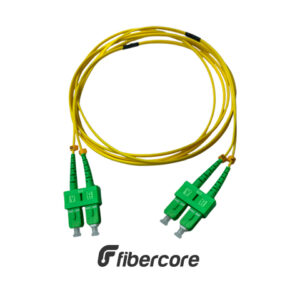 CORDÃO ÓPTICO SM DUPLEX SC/APC - SC/APC G657A1 2MM LSZH 2.5M