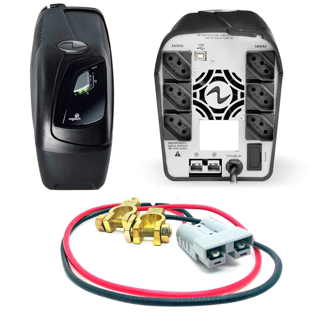 NOBREAK EASY WAY 1500 GT CBU-TI BLACK 60HZ ENTRADA 115-127-220V SAÍDA 115V - Imagem 2