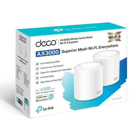 ROTEADOR MESH DUAL BAND AX3000 WI-FI6 GIGABIT - 2 PACK (DECO X50) - Image 2