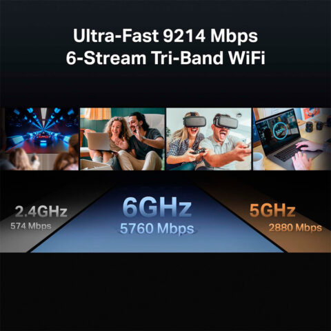 ROTEADOR ARCHER TRI BAND BE9300 WI-FI7 5 PORTAS DE 2.5G EASYMESH (BE550) - Imagem 3