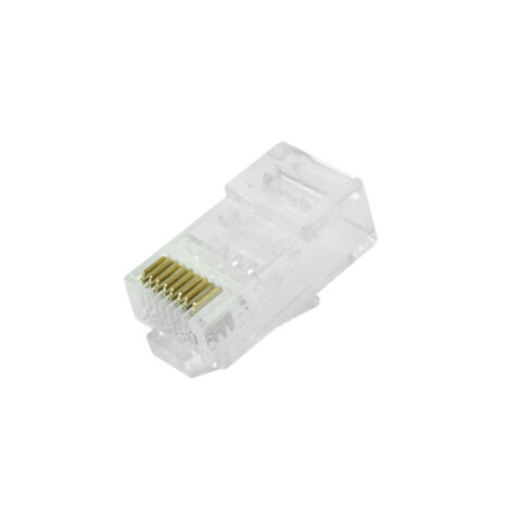 CONECTOR RJ45 CAT6 MACHO DE PASSAGEM EZ CRIMP - Imagem 2