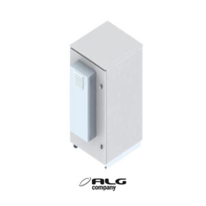 GABINETE OUTDOOR FIT C/ TROCADOR DE CALOR 60W/K + CHAPEU + SUP. PISO 24UX500MM