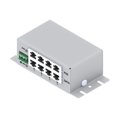 INJETOR PATCH PANEL POE GIGABIT 4 PORTAS 1U FIXAÇÃO PAINEL - Imagem 2