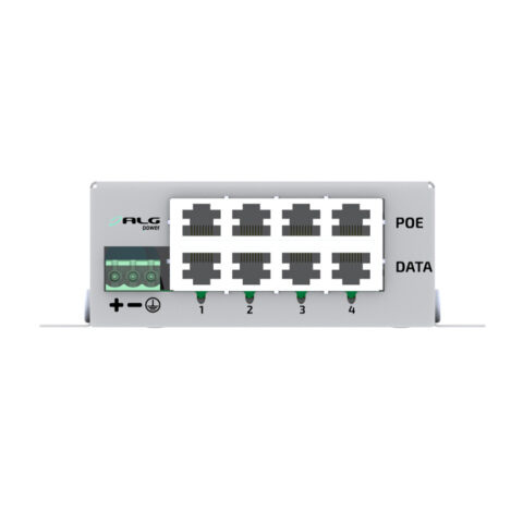INJETOR PATCH PANEL POE GIGABIT 4 PORTAS 1U FIXAÇÃO PAINEL - Imagem 3