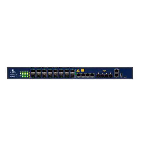 OLT GPON 16*PON 4*RJ45 1*CONSOLE 4*SFP/SFP+ (INCLUSO 16*SFP GPON C++++ ) (V1600G2-B) - Imagem 2