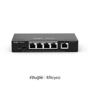 SWITCH 5 PORTAS GE C/ 4 PORTAS POE GERENCIAVEL (L2) RG-ES205GC-P