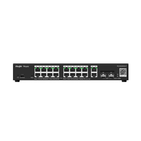SWITCH 16 PORTAS POE+ GE + 2 PORTAS GE + 2 PORTAS SFP GERENCIAVEL (L2) RG-ES220GS-P - Imagem 2