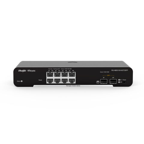 SWITCH 8 PORTAS GE + 2 PORTAS SFP GERENCIÁVEL (L2) RG-NBS3100-8GT2SFP - Imagem 2