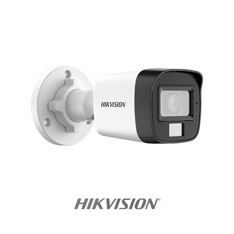 CAMERA ANALOGICA BULLET MINI 2MP 1080P SMART HYBRID LIGHT (DS-2CE16D0T-LPFS(2.8MM)