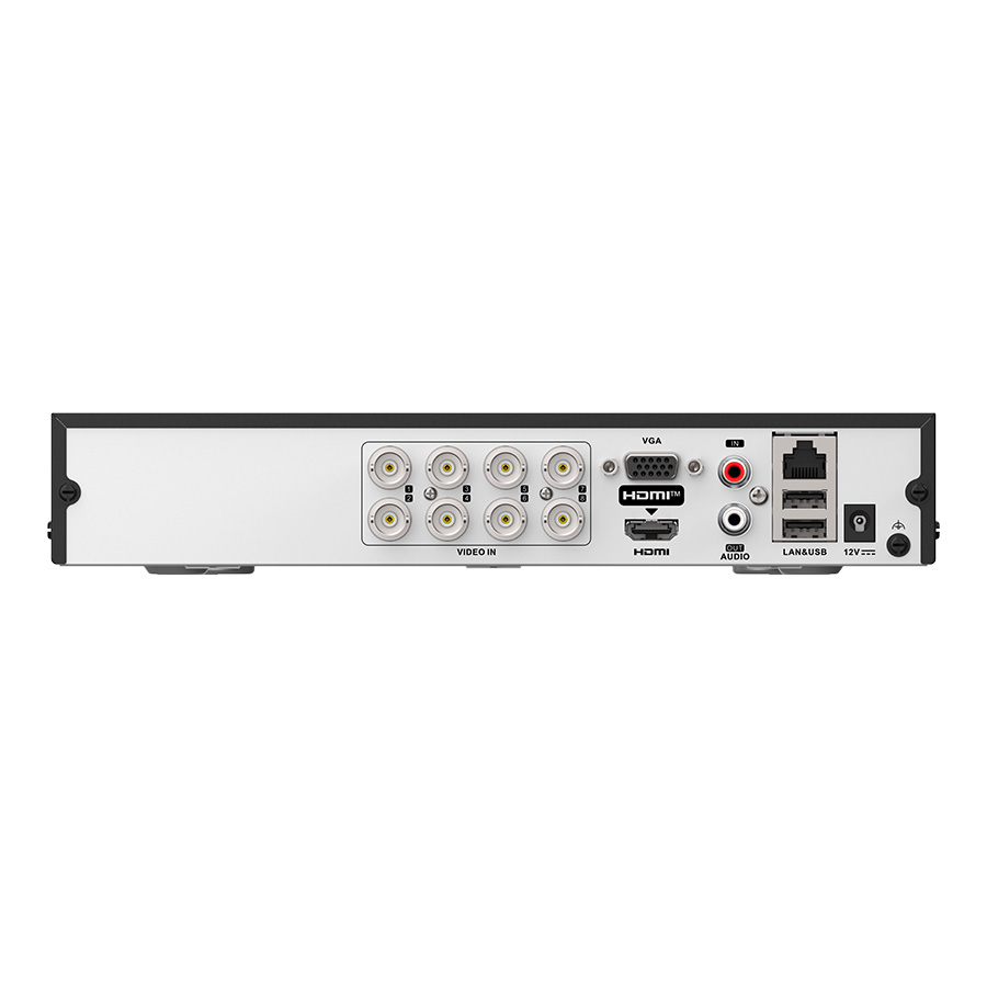 GRAVADOR DVR 8 CANAIS 1080P TURBO HD LITE 1U H.265 (DS-7208HGHI-M1/T/BRA/MAO/CKD) - Imagem 2