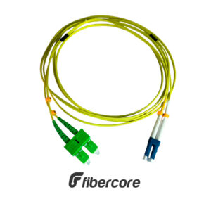 CORDÃO ÓPTICO SM DUPLEX LC/UPC - SC/APC G657A1 2MM LSZH 2.5M