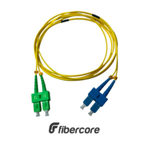 CORDÃO ÓPTICO SM DUPLEX SC/APC - SC/UPC G657A1 2MM LSZH 2.5M