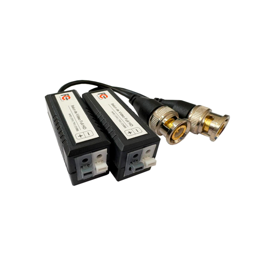 BALUN DE VIDEO FHD DE ENGATE RÁPIDO - AHD-CVI-TVI-CVBS - Imagem 3