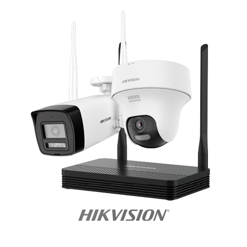 KIT NVS WI-FI C/ 1* CAMERA BULLET IP + 1* CAMERA TURRET IP 4MP WI-FI (NKS424W02H)