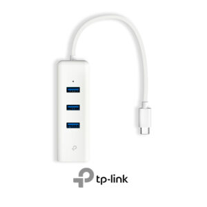 HUB PORTÁTIL USB-C PARA 3 PORTAS USB-A 3.0 + 1 ADAPTADOR ETHERNET RJ45 GIGABIT (UE330C)