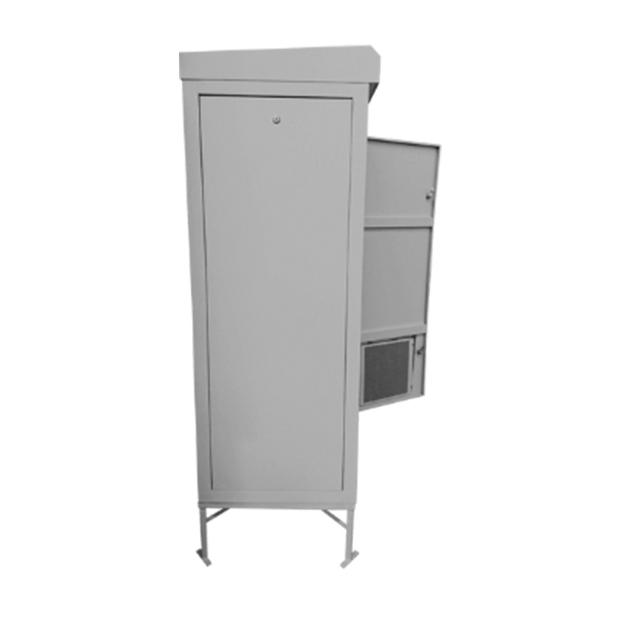 GABINETE OUTDOOR MINI SHELTER 24U C/ COMPARTIMENTO P/ BATERIA E PROTEÇÃO IP54 - Imagem 6