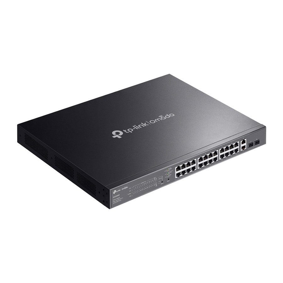SWITCH 28 PORTAS GIGABIT GERENCIÁVEL OMADA C/ 24 PORTAS POE+ E 2 SFP (ES228GMP) - Imagem 2
