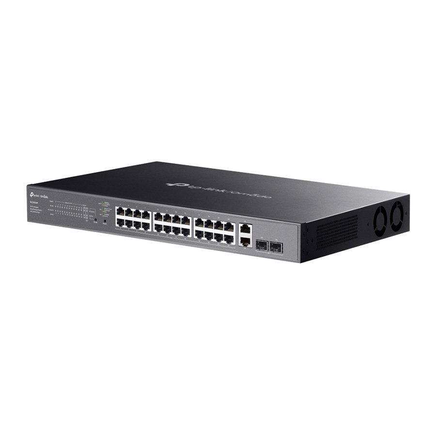 SWITCH 28 PORTAS GIGABIT GERENCIÁVEL OMADA C/ 24 PORTAS POE+ E 2 SFP (ES228GMP) - Imagem 4