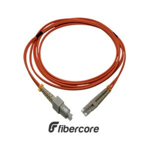 CORDÃO ÓPTICO MM DUPLEX LC/UPC – SC/UPC OM1 3MM LSZH 2.5M